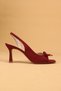 Women's Bowknot Evening Dress Shoes High Heels - 6