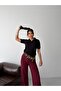 Premium Viscose Soft Textured Polo Collar Short Sleeve Embroidery Detailed Knitwear Sweater - 4
