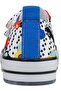 Unisex kids vegan velcro white sneakers - just go somewhere design - 5