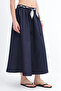Scarf Detailed Long Skirt E11813 - 6