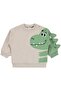 Dinosaur Printed 3-18 Month Set - Beige - 2