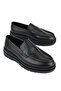 , Men's Genuine Leather Shoes 161423Z137 Black - 2