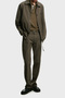 Logo Regular Fit Snap Button Classic Collar Coat Men's Coat Em004691 Af21368 U6200