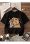 Set of 3 Crew Neck 100% Cotton Printed Short Sleeve Children's and Teenagers' T-Shirts - 4