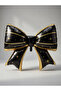 Graduation Bow Foil Balloon Black Gold 92X58 cm Party Decoration Celebration Balloon - 2