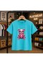 Shining Heart Bear Printed 100% Kids Unisex T-Shirt 5 6 -7 8-9 10 -11 12 Years Old
