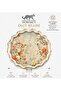 Luxury Glass Surface Presentation Tray 38 cm - Tea and Coffee Serving Tray - Decorative Round Tray with Gold Detail - 3