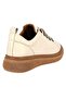 D26Ya-7750-B Cream Women's Comfort Leather Shoes - 3