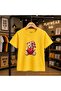 Rope Knitted Hat Bear Printed 100% Children's Unisex T-Shirt 5 6 -7 8-9 10 -11 12 Years Old