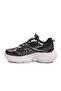 Black and White Lace-Up Women's Sneaker - 2