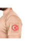 Beige Tactical T-Shirt - Two Shoulders with Pockets for Pen Attachment - 5