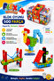 Flexy Tangles Block Game 500 Pieces - Toy Lego Set - Interlocking Stem Lego Set - Educational