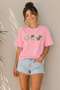 Egg and Dinosaur Printed Unisex Oversize T-Shirt – Cotton Crew Neck Casual T-Shirt