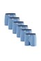 Yıldız 100% Cotton Men's Boxer Briefs with Front Buttons, 6-Piece Set, Towel Waistband, Comfortable Fit - 2