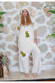 Hooded Muslin Poncho Set, Oversize 2-Piece 100% Cotton Set (Poncho + Pants) - 5