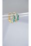 Colorful Enamel Hoop Earrings