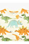 Dinosaur Printed Yellow Baby Boy T-Shirt 6Smb10063Tk - 5