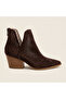 Safari Back Zipper Detailed Laser Cut Summer Boots - 7
