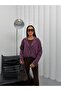 Women's Buttoned Blazer Shirt Jacket Oversized Cut Stylish Long Sleeve Modern Casual Office Top - 6