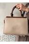 Special Design Textured Leather Look Classic Women's Shoulder Bag (Width 21 Length 28 Depth 14 cm) - 6