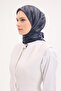 Velora Scarf Watercolor Pattern Petrol Green 90X90 - 3