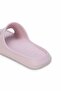 Women's Pink Slippers - Casual and Poolside Sandals with Gold Logo - 7