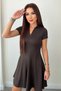 New Season Women's Short Sleeve V-Neck Short Modal Holiday Dress - 2