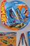 X Dekomus Licensed Hotwheels 13 Piece Stationery Set Scissors, Metal Pencil Case, Ruler, Pencil - 2