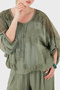 Lace Detailed Oversized Loose Blouse Bluz 6909114 - 7