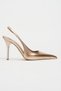 Gloria Dore Patent Leather Belt Detail Pointed Toe Women's Heeled Shoes - 5