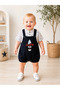 Summer Linen Short-Sleeved Slopet Overalls for Baby Boy, Tricot Fabric, Front Snap Button, Badi Double Overalls. - 2