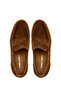 Men's Genuine Leather Brown Loafer Shoes - 5