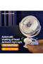 Customized Mini Portable LED Display Battery Desk Fan 3-in-1 Foldable USB-Powered Plastic Fan for Cars and Hotels - 3