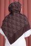 Premium Patterned Jacquard Shawl Series Plum - 3