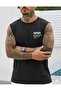 Nasa Believe Printed Men's Zero Sleeve Athlete Tshirt - 2