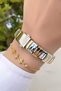 Special Boxed Steel Women's Wristwatch Gold Silver Color 2 Years Warranty Bracelet Gifted Hm6Hdc2 - 6