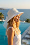 Lace-Banded Women's Straw Hat - 2