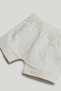 Cream T-Shirt and Shorts Outfit - 3