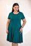 Women's Plus Size Skirt Flared Dress - 2