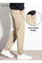 Men Stylish Suit Pants, Straight Leg Pants with Button Front and Zip-fly Closure, Casual Trousers wi - 2