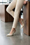 Naomi Ten Vegan Open Back Pointed Toe Thin Heeled Classic Shoes - 2