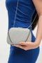 Silver Glitter / Chupra Women's Wedding Evening Dress Event Clutch Bag - 3