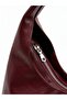 Women's Shoulder Bag - Zipper Detail and Large Capacity - 2