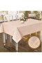 Tablecloth – Dertsiz 12-Person Single Tablecloth Dowry Gift Box Dertsiz Stain-Resistant Garden Linen - 2