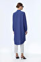 Night Blue Tunic with Hidden Button Detail T-0767 - 6