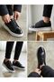Men's Casual Inner-Toe Genuine Patent Leather Detailed Men's Shoes - 4