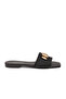 Black Thin Sole Lightweight Women's Slippers 513113 Z - 4