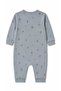 Isyis Baby Mushroom Patterned Snap Fastener Long Sleeve Jumpsuit - 4