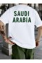 قميص رجالي مطبوع عليه علم المملكة العربية السعودية
