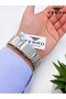 Steel Cord Engagement and Groom Watch 2 Years Warranty 3 Atm Water Resistant Men's Wristwatch 11551X2 - 5